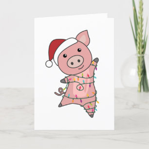 Gris God jul Animals Grisar Vuxen Trasa Ansikte Helgkort