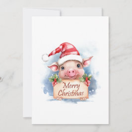 Gris God jul Julkort