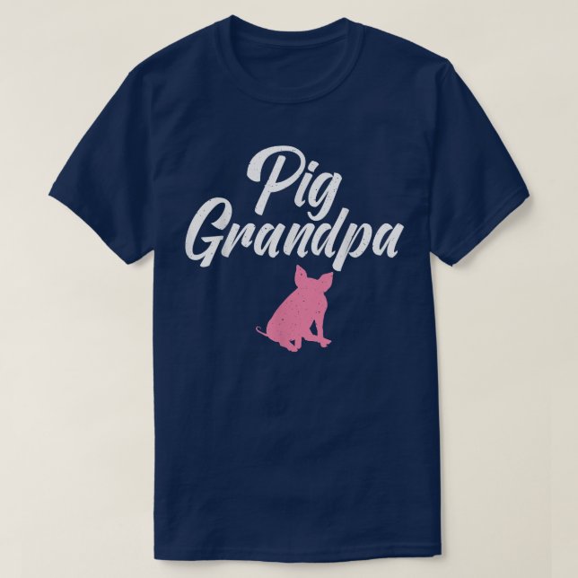 Gris Grandpa Gris Owner Gris Farmer Gris Grandad T Shirt (Design framsida)
