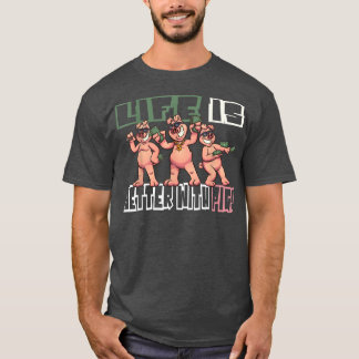 Gris Gris Farmer Farmer Farmer Farmer Farm Piglet4 T Shirt