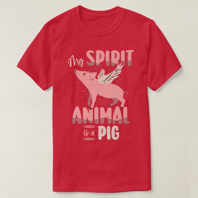 Gris Gris Rosa Manar Kvinnor Piggy Piglet Boar Swi T Shirt (Design framsida)