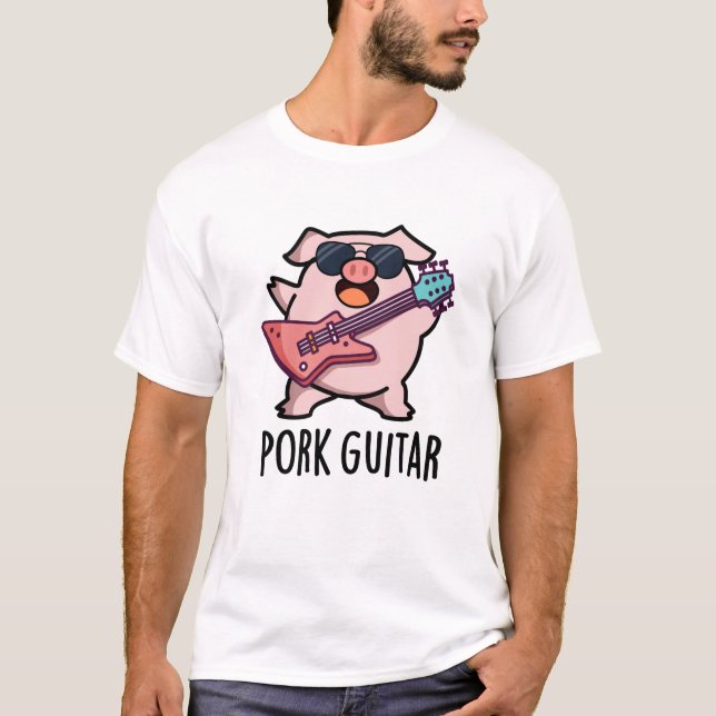 Gris Guitar Funny Sten Guitar Gris Pun T Shirt (Framsida)