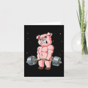 Gris Gym Weight Training Deadlift Kort