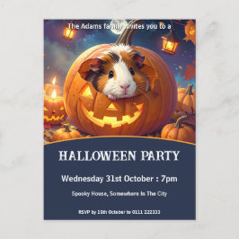 Gris Halloween fest Inbjudan Vykort