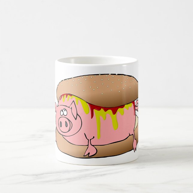 Gris Hett Hund Kaffemugg (Skapare uppladdad)