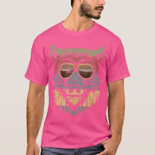 Gris Hog Retro Hunter Manar Hunting Boar Forest T Shirt