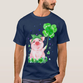 Gris Holding Shamrock Stars Cute St patricks day T Shirt