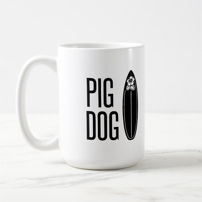 GRIS HUND KAFFEMUGG (Vänster)