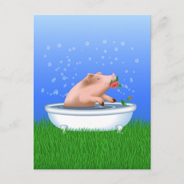 Gris i Bath Vykort (Framsida)