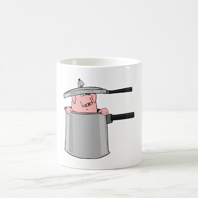 Gris i en gryta kaffemugg (Skapare uppladdad)