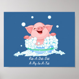 Gris i en Tub-Poster Poster