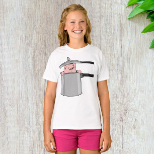 Gris i ett parti t shirt