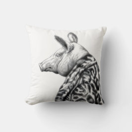 Gris i Jaguar Päls Jackar (Snö) Kudde