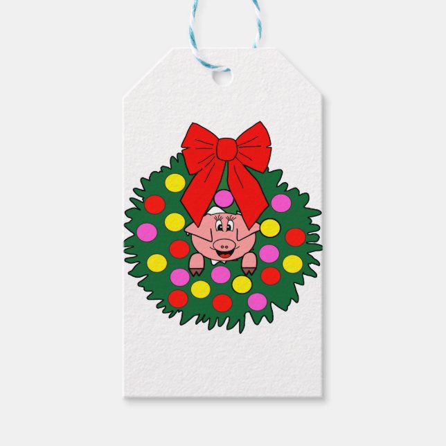 Gris i julfransarna presentetikett (Framsidan)