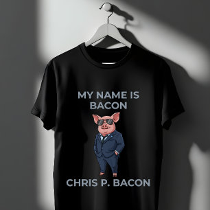 Gris i kostym solglasögon Roligt skämt T Shirt