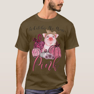 Gris i oktober Bära vi Rosa bröstcancer T Shirt