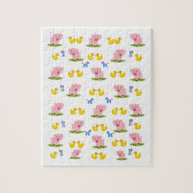 Gris Jigszle Puzzle Pussel (Vertikal)