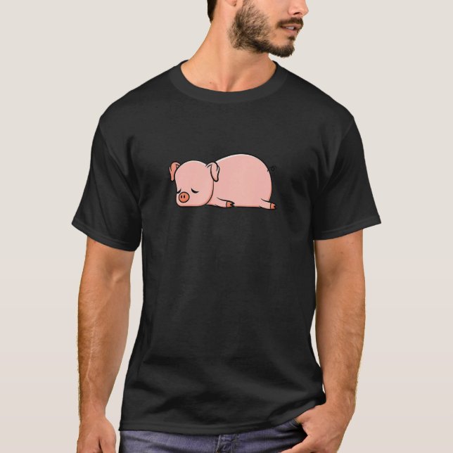 Gris jordbruksuppfödning av grisar från gårdsuppfö t shirt (Framsida)