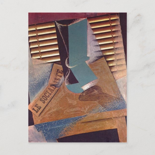 Gris, Juan Die Jalousie The Sunblind 1914 Techniqu Vykort (Framsida)