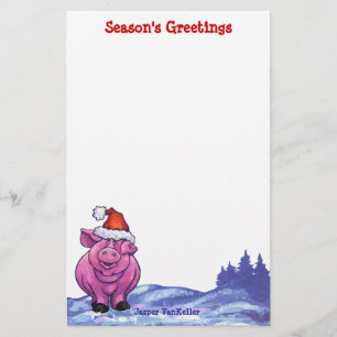 Gris jul brevpapper