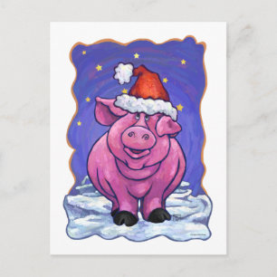 Gris jul helg vykort