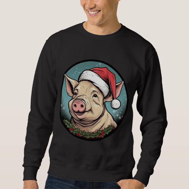 Gris jul lång ärmad tröja (Framsida)