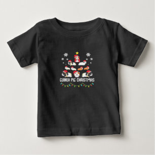 Gris Julgran Funny Guinea Gris Älskare T Shirt