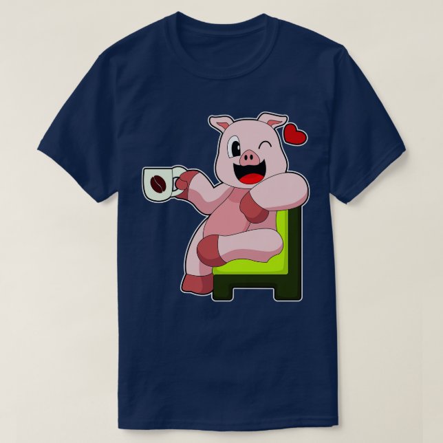 Gris-kaffe T Shirt (Design framsida)