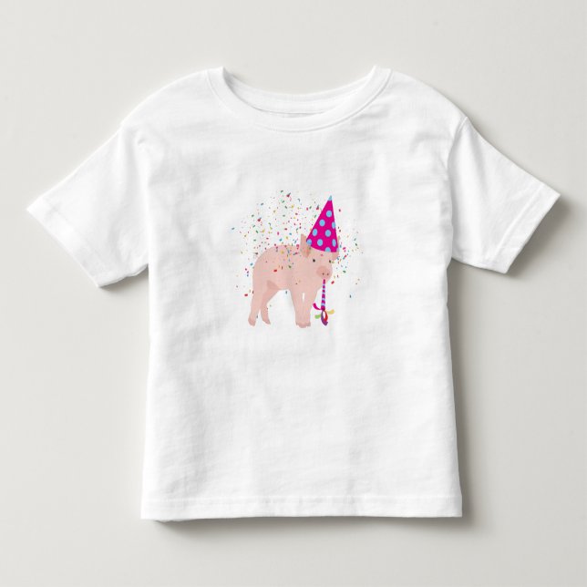 Gris kalas - Djur som har fest T Shirt (Framsida)