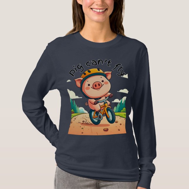 Gris kan inte flyga. t shirt (Framsida)