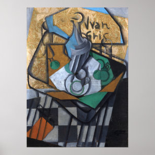 Gris - Kanna koppar och glas Poster