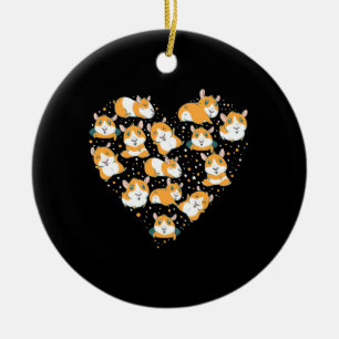 Gris Kärlek Julgransprydnad Keramik