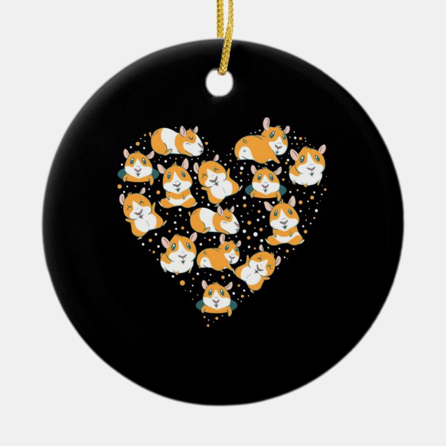 Gris Kärlek Julgransprydnad Keramik (Framsidan)