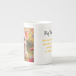 Gris - Kinesisk Zodiak Benporslin Mugg