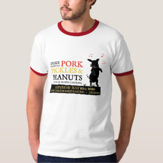 Gris, knipor & jordnötfestival 2010 tee shirt