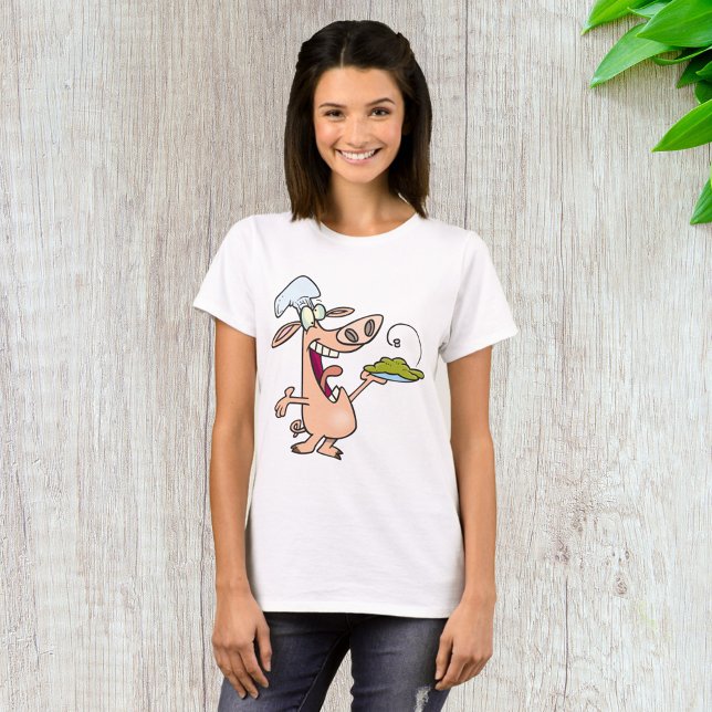 Gris kock med mat t shirt (Skapare uppladdad)