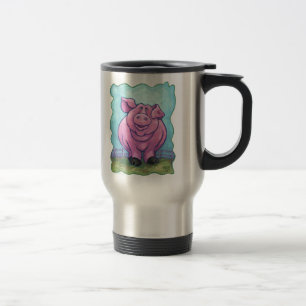 Gris kommer och går kaffe på resan resemugg