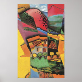 Gris - Landscape At Ceret 1913 Poster