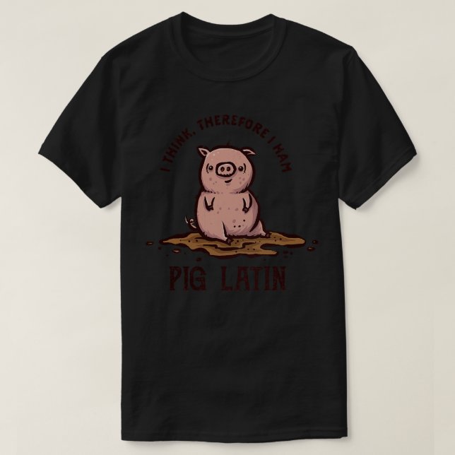 Gris Latin T Shirt (Design framsida)