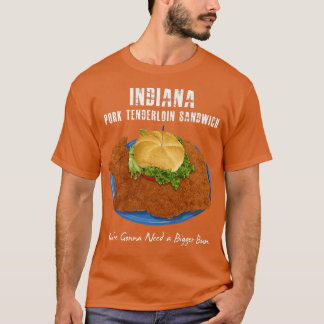Gris Loin Sandwich Deep Fried Cutlet Hamburger Bun T Shirt