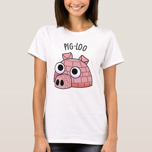 Gris-loo Funny Igloo Pun T Shirt (Framsida)