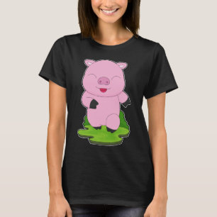 Gris löpare löpning sport t shirt