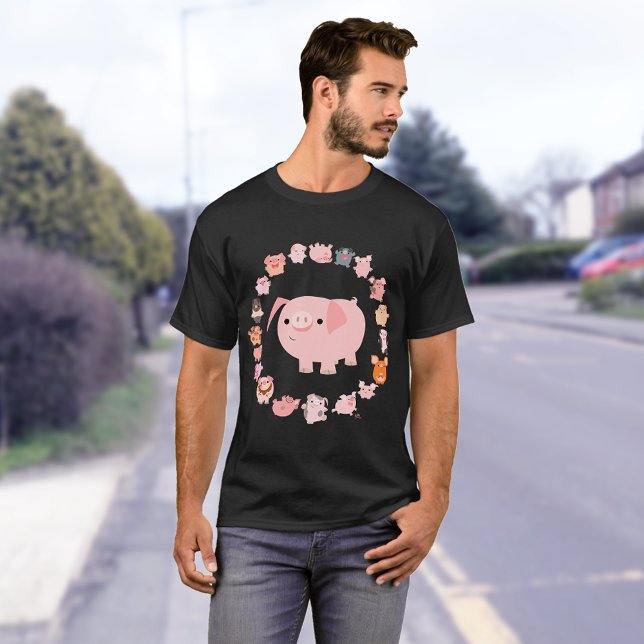 Gris Mandala T-shirt front (Skapare uppladdad)