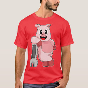 Gris Mechanic Wrench T Shirt