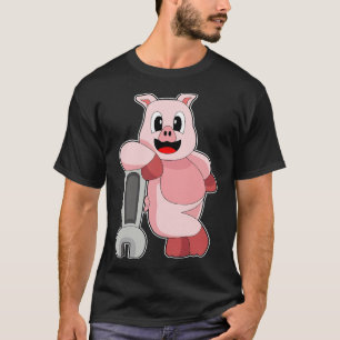 Gris Mechanic Wrench T Shirt