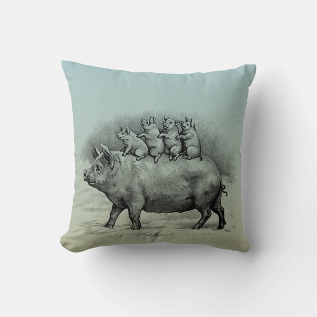 Gris med Piglets Kudde (Framsida)