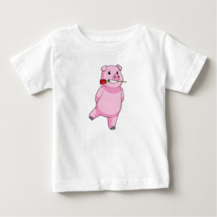 Gris med Ro Flower T Shirt