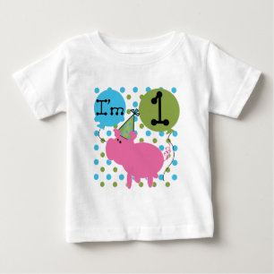 Gris mig förmiddag 1 födelsedag Tshirts och gåv