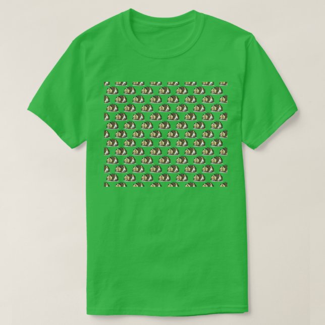Gris Mönster T Shirt (Design framsida)