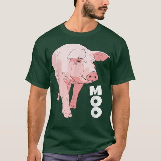 Gris Moo Funny Cow4590 T Shirt